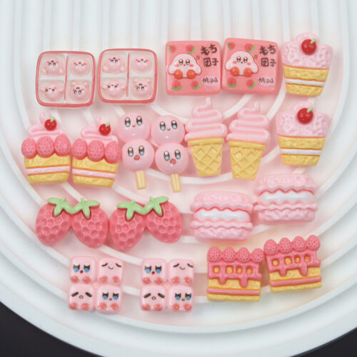 Anime Kawali Kirby Phone Case Accessories Diy Decoration Originality Cute Cartoon Kids Toys Friend Gift Birthday Gift For Girls
