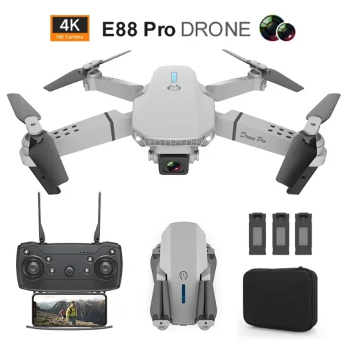 E88 Pro New Drone RC Foldable Quadcopter Helicopter NEW Black without Camera Christmas Gift