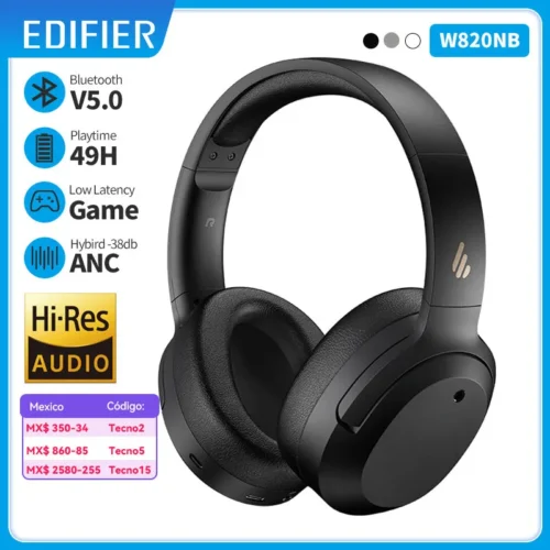 EDIFIER W820NB ANC Wireless Headphones Bluetooth