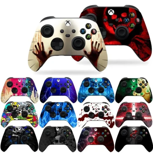 Skin Sticker For XBOX Series X/S Controller Dust-proof Anti-slip Stickers For XBOX Series X Console Joystick Game Accessories